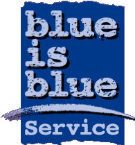 blue is blue Logo